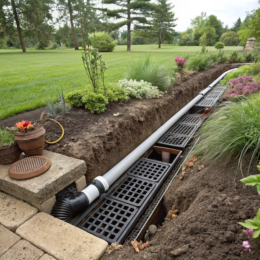 Garden Drainage System 2